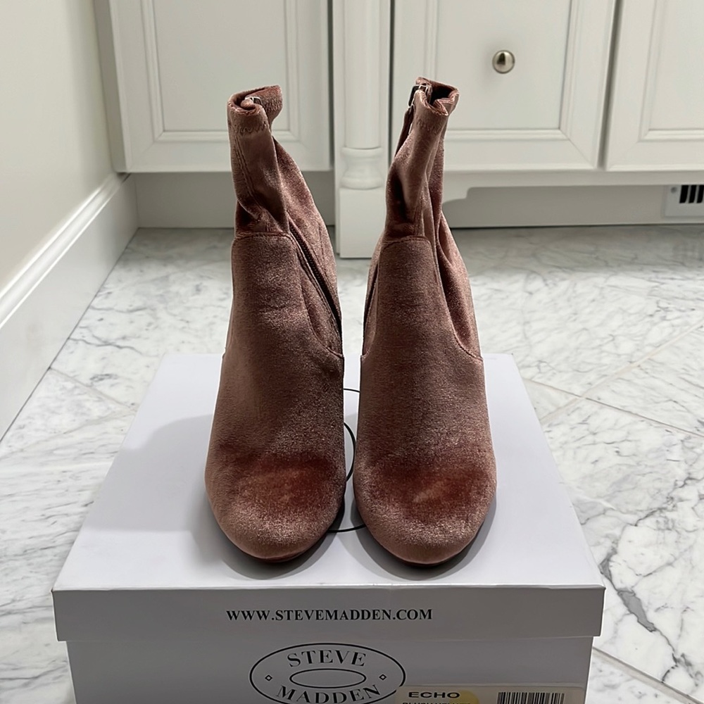 Steve Madden Velvet Booties